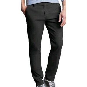 Copper & Oak Men's Tech Utility Pant Straight Fit /‎ Black /  38x30 / New